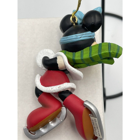 Disney Christmas Magic Ornaments W/Box Mickey Minnie Bambi Thumper Set/4 - Picture 13 of 14